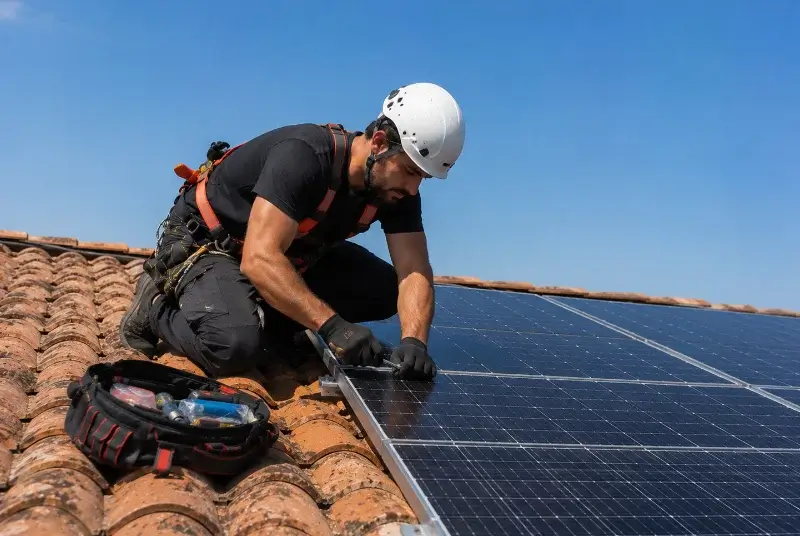Maintenance et monitoring de panneaux solaires à l'Isle-d'Abeau