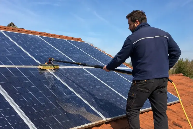 Nettoyage et entretien de panneaux solaires à l'Isle-d'Abeau